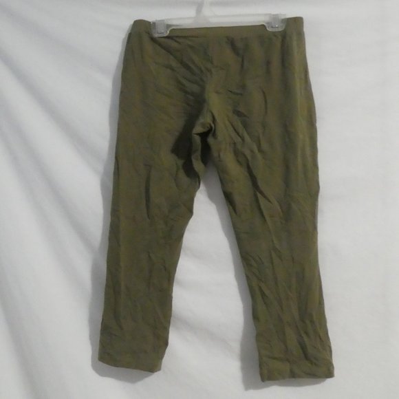 AQUA ROSE | small | Casual Olive Green Leggings - Picture 2 of 16
